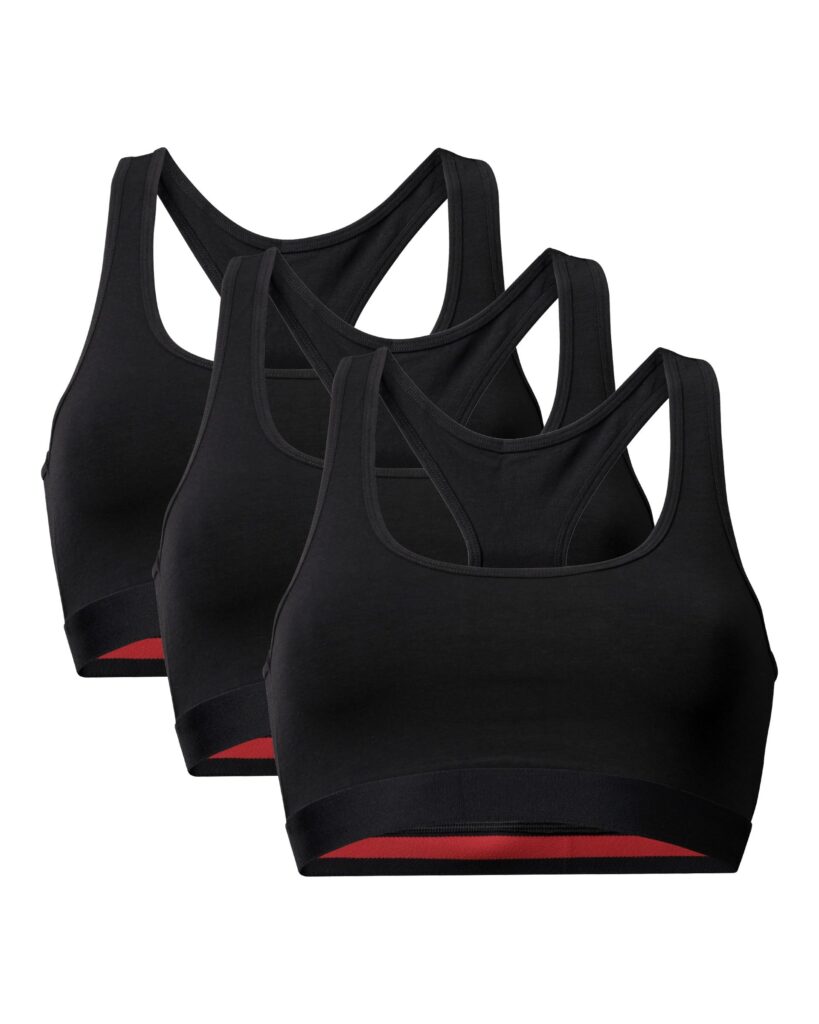DANISH ENDURANCE Bikini Donna in Cotone Biologico, per L'Estate, 3 o 6 Paia | Bikini in cotone biologico, morbido e traspirante, per uso quotidiano, casa e allenamento leggero