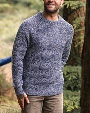 Maglione uomo passeggero grigio marna manica lunga
