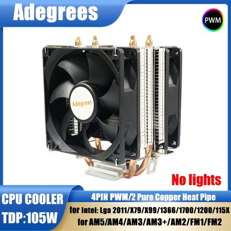 X99 CPU Air Cooler 3PIN/4PIN Senza Luce Processore PC Radiatore Per Intel LGA 1151 1155 1200 1700 2011 AMD AM3 AM4 AM5 Ventilatore