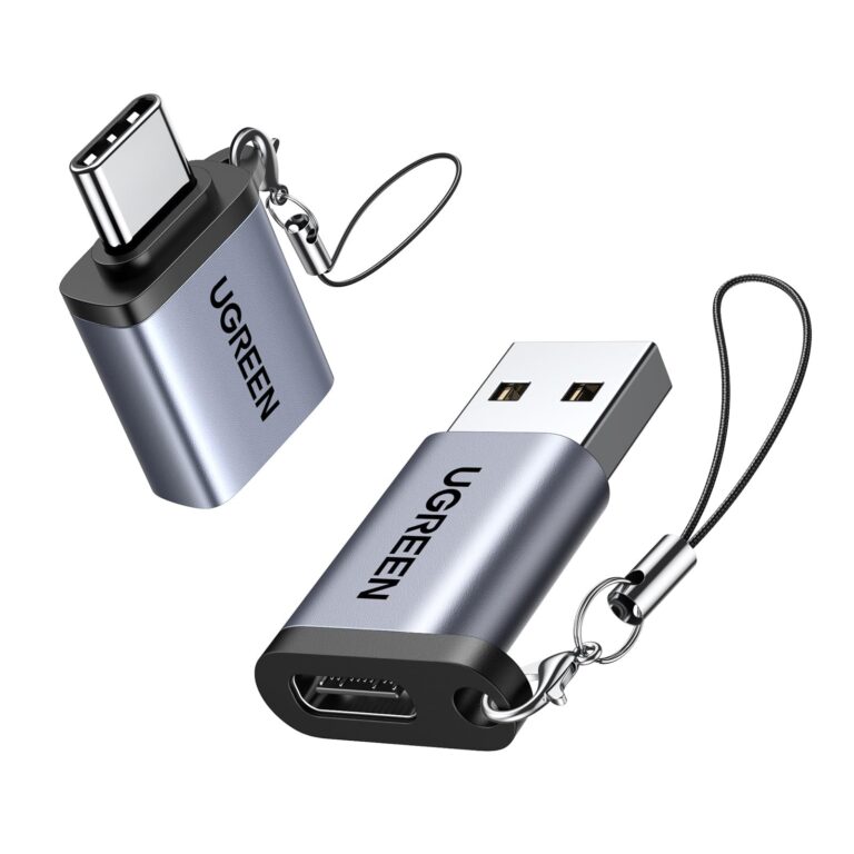 UGREEN Adattatore da Tipo C a USB 3.0 OTG 5Gbps, 2 Pack | Compatibile con iPhone 18 Pro Max 17 16 15 Galaxy S26 MacBook iPad Air