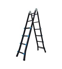Scala telescopica in acciaio Easy System portata massima 100 kg 4+4 gradini