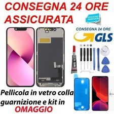 DISPLAY LCD ZY INCELL PER APPLE IPHONE 13 TOUCH SCREEN SCHERMO VETRO ASSEMBLATO