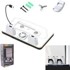 VENTOLA DI RAFFREDDAMENTO PS5 DOCK DI RICARICA CARICABATTERIA MULTIFUNZIONE