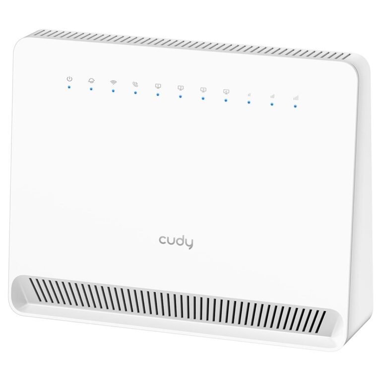 Cudy Router Wi-Fi 5 dual-band 4G Cat 6 AC1200, 4 porte Gigabit, LT700E | Cat. 6, 300 Mbps in download (2CA), Wi-Fi 5 AC1200 (867/300), 4 porte GbE, slot per Nano SIM, VPN completa…