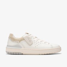 Courtlite 2 Run in pelle bianca
