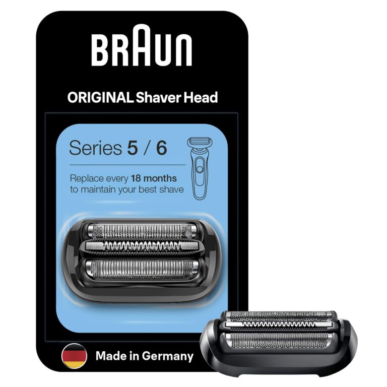 Braun Ricambio per Rasoio Elettrico Barba Serie 5, 53B, Nero | Testina Originale, Recupera il 100% delle Prestazioni del Regolabarba Uomo Ricaricabile, Compatibile con Rasoi Serie…
