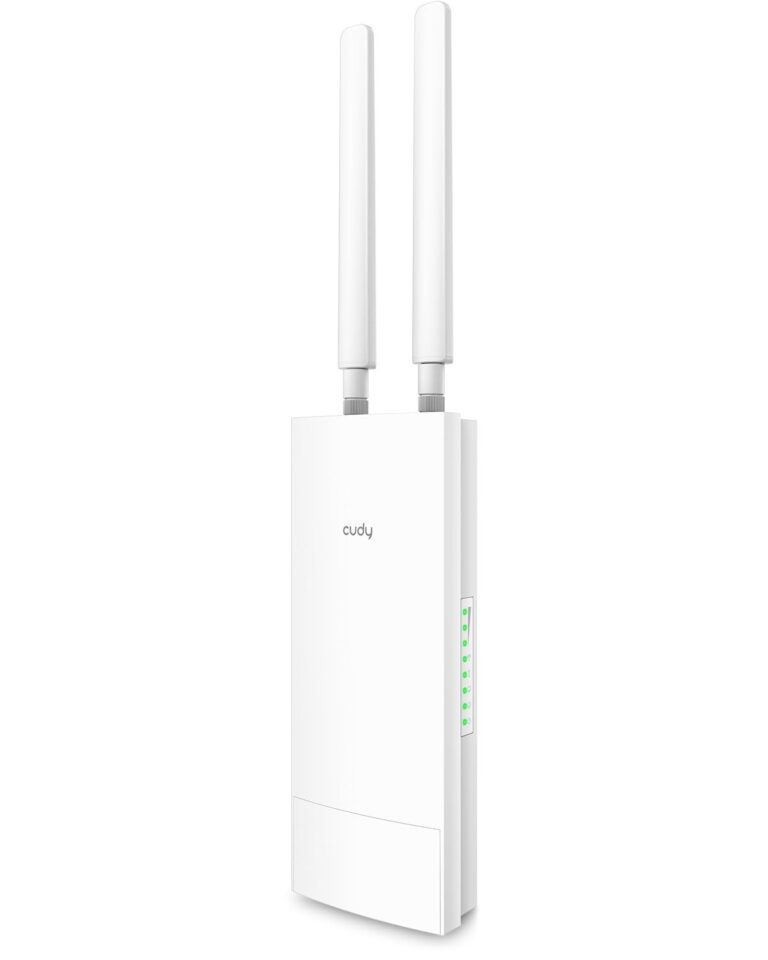 Cudy Router Wi-Fi 4G LTE AC1200 per esterni, IP65, PoE, LT500 Outdoor | Cat. 4, 150 Mbps in download, Wi-Fi 5 AC1200 (867/300), -40~65 °C, slot per Nano SIM, antenna rimovibile, V…