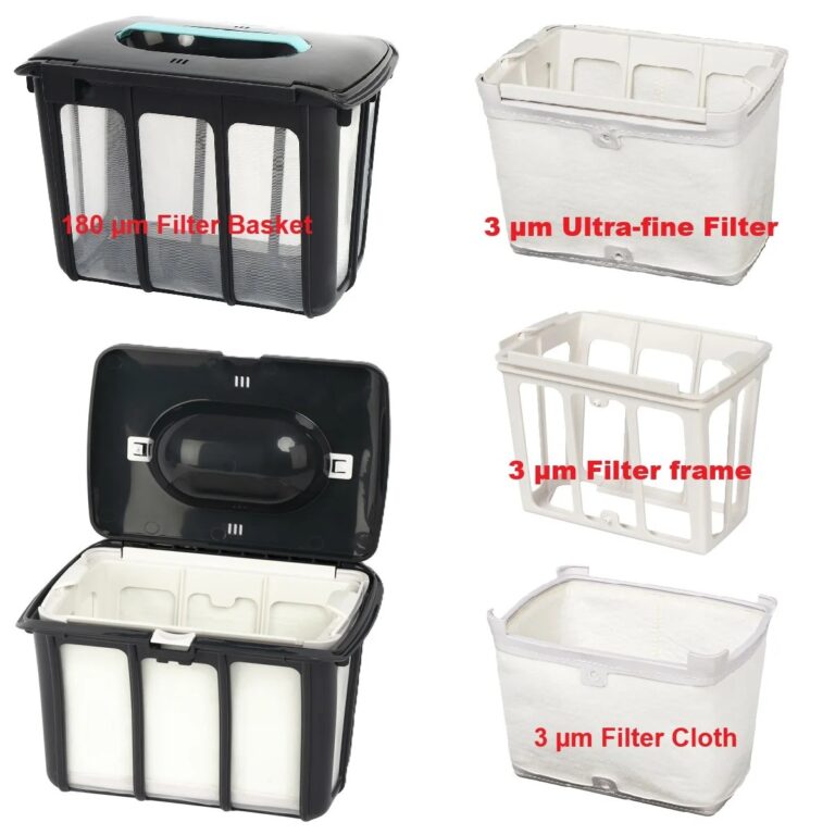 Filtro ultra-fine da 3 µm e cestello da 180 µm per il robot aspirapiscine Aiper Scuba S1 / Scuba S1 2026 / Scuba S1 2025.