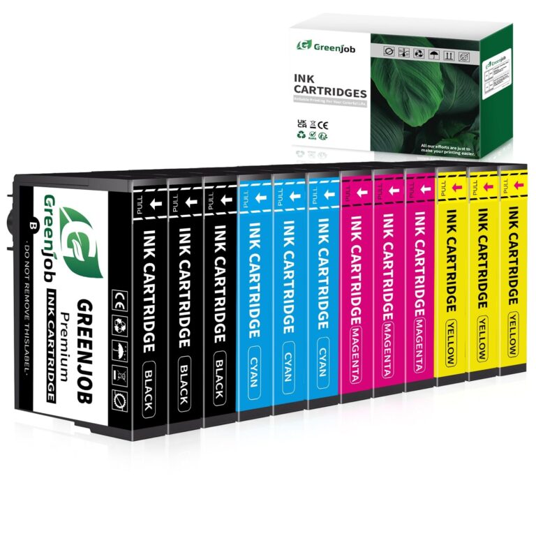 Greenjob Compatibile 604XL Compatibili per Epson 604 XL Multipack per Expression Home XP-2200 XP-2205 XP-3200 XP-3205 XP-4200 XP-4205 Workforce WF-2910 WF-2930 WF-2935 WF-2950 (12…