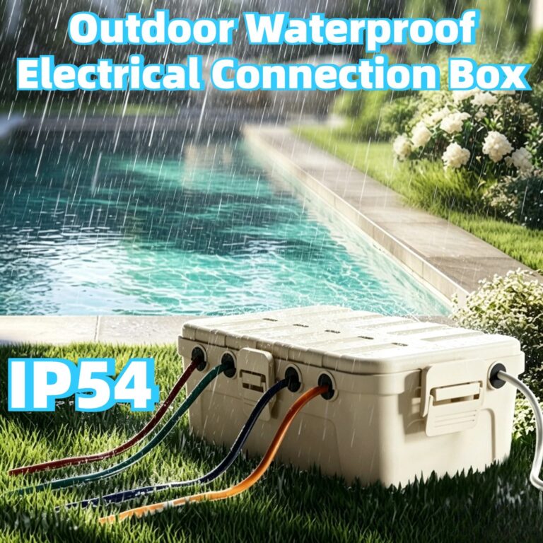 Scatola elettrica impermeabile IP54 per esterni (12,5 x 8,5 x 5 pollici) - Grande scatola di giunzione resistente alle intemperie per prese di corrente, spine e connettori