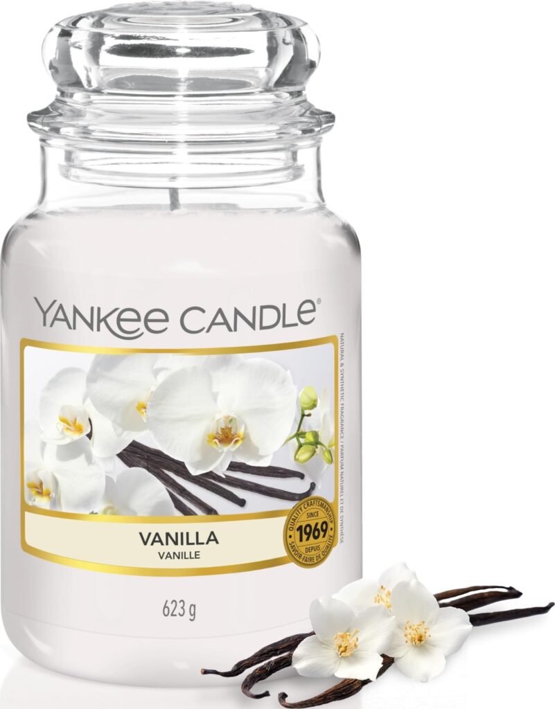 Yankee Candle Candela profumata in giara grande | Vaniglia | Durata Fino a 150 Ore | Regali per donne