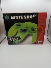 Nintendo 64 N64 Extreme Green Controller SOLO SCATOLA RARO AUTENTICO