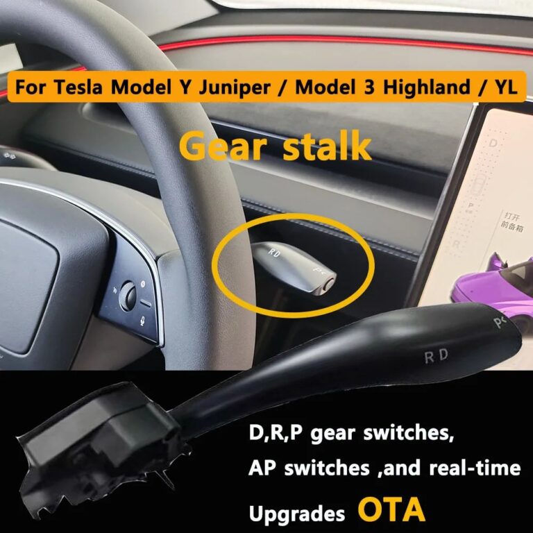 Kit Leva del Cambio Fisica con Indicatore D P R per Tesla Model Y Juniper, Model YL, Model 3 Highland