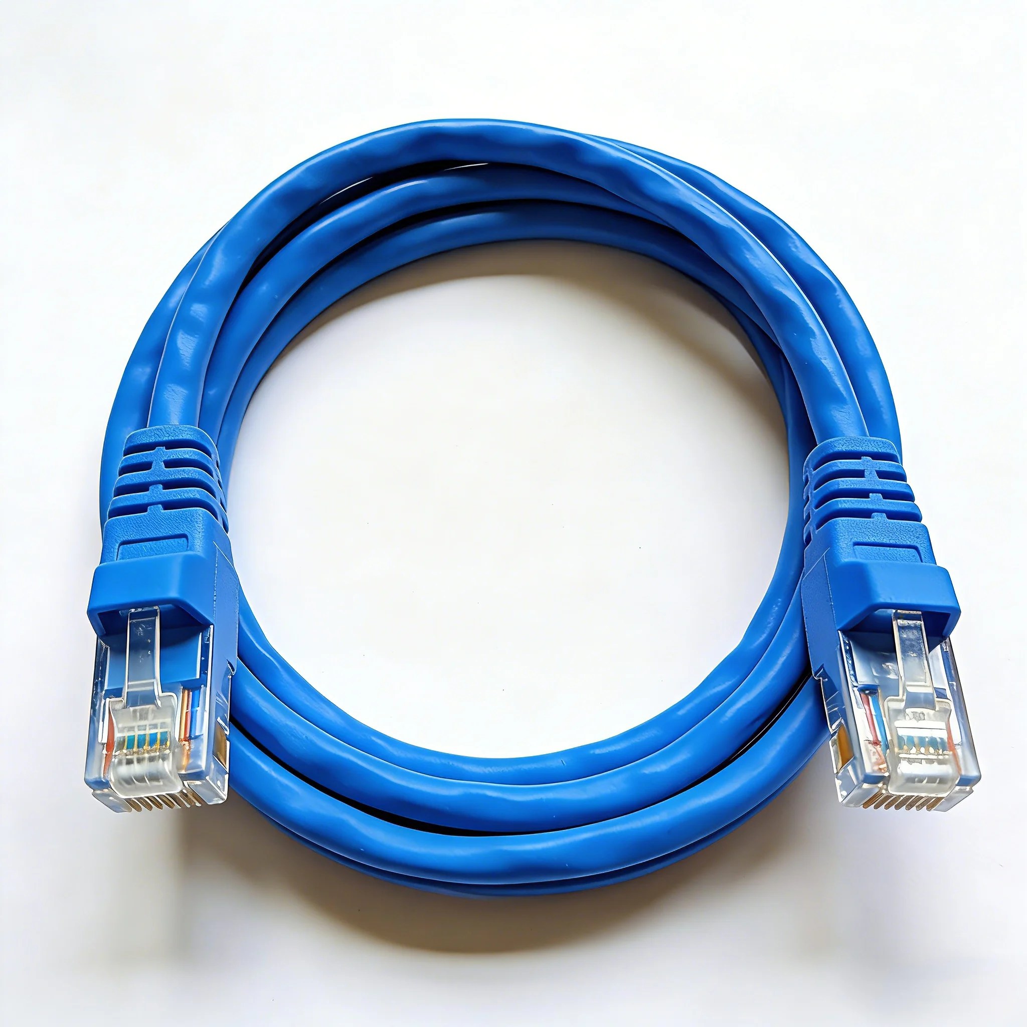 Cavo Ethernet UTP Cat5e con connettore RJ45 blu 1M 1,5M 2M 3M 5M adatto per router e computer
