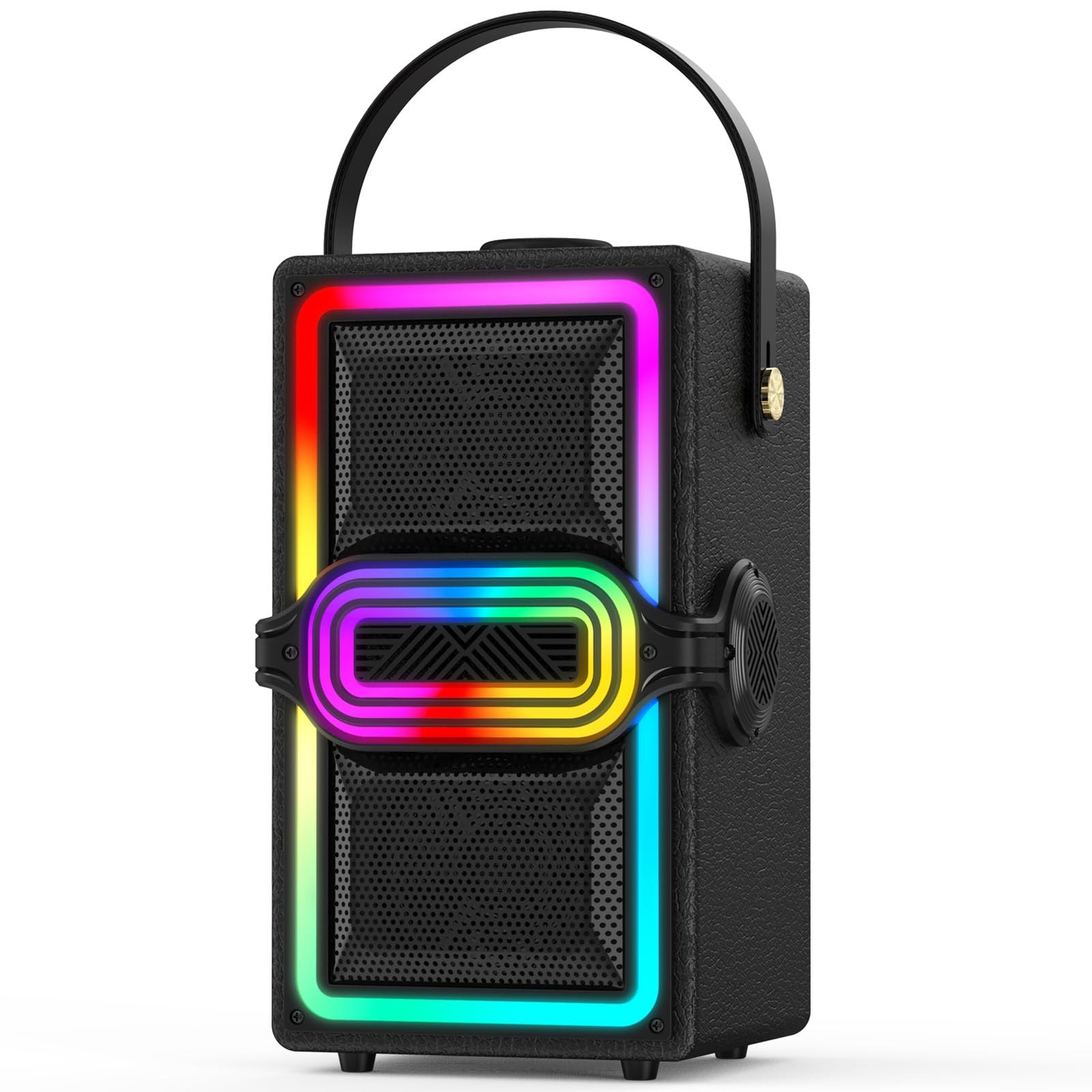 Cassa Bluetooth Portatile, Altoparlante Bluetooth 120W Potenza di Picco | Boombox Portatile con Subwoofer, Bassi Profondi, Show di Luci LED e Ingresso Microfono, per Feste in Casa…