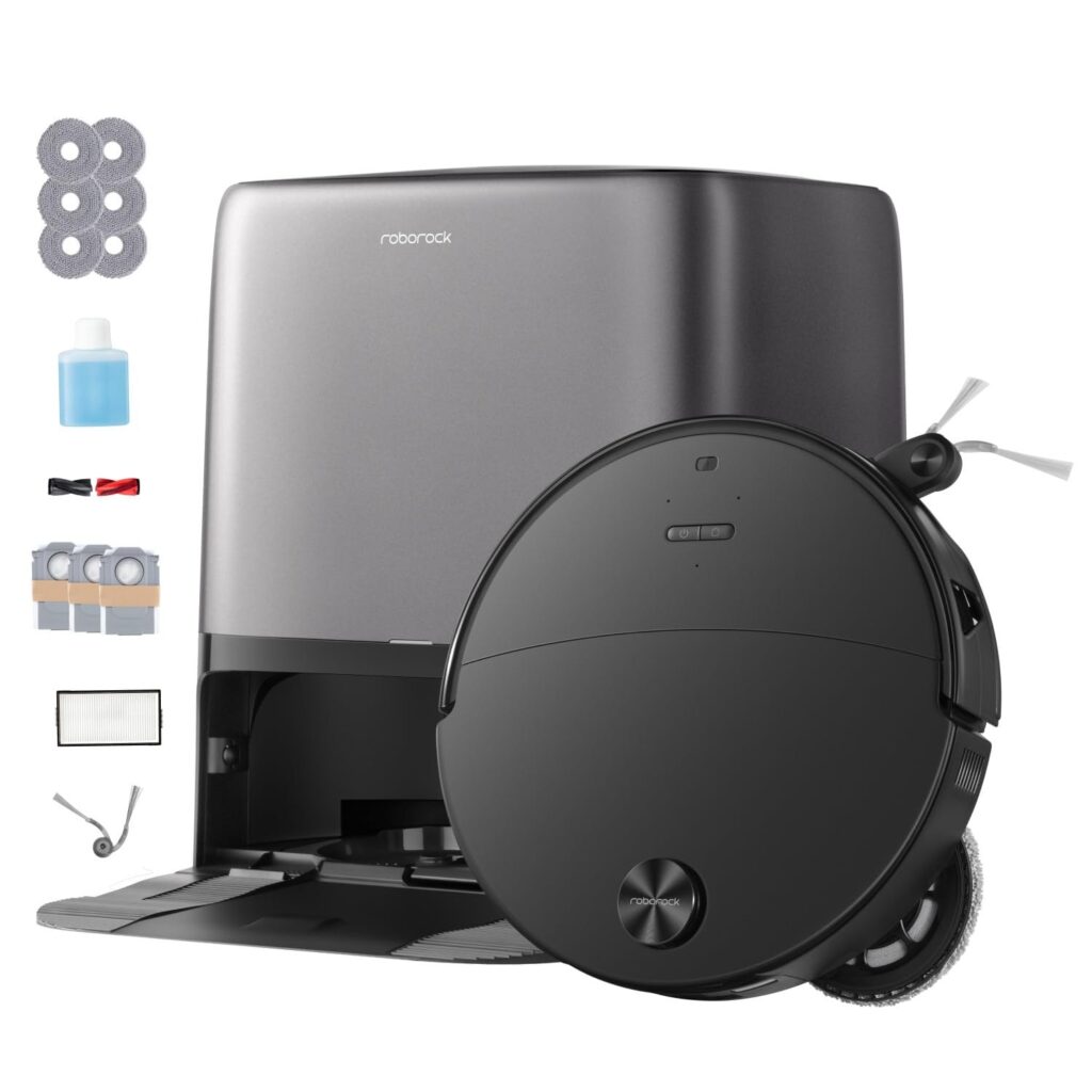 roborock Saros 20 Neo Robot Aspirapolvere Lavapavimenti con LDS Retrattile | 7,95cm, 36.000Pa, Supera Ostacoli da 8,8cm, Anti-Groviglio, Evita Oltre 300 Oggetti, Lavaggio Mocio co…