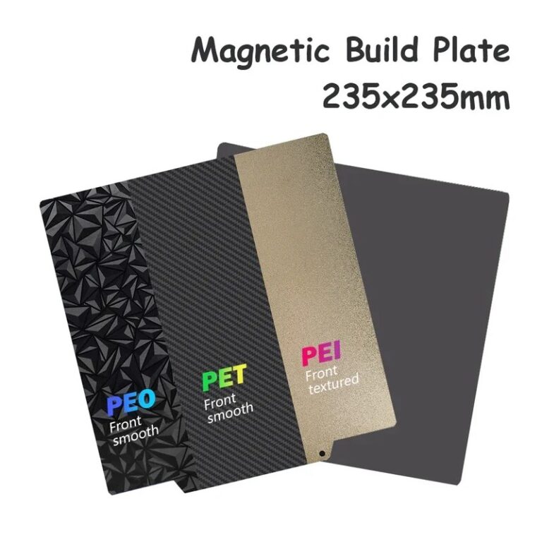 Per Ender 3 Piastra di Costruzione Letto Termico Ender 3 V2 /Neo Ender 5 /Pro H1H PEY PEO PET PEI Lamiera 235x235 Lamiera di Acciaio con Molla Magnetica