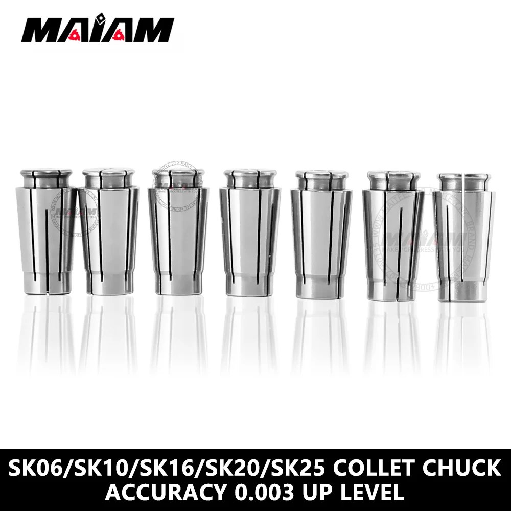 Pinze di serraggio SK06 SK10 SK16 SK20, gamma 1-20mm, per centri di lavoro CNC, pinze a molla, portautensili BT30 BT40, SK6