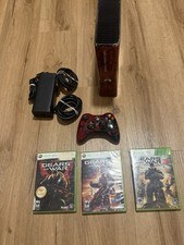 Xbox 360 S Gears of War 3 Console Edizione Limitata 320 GB Bundle Gears 1 2 3 CIB