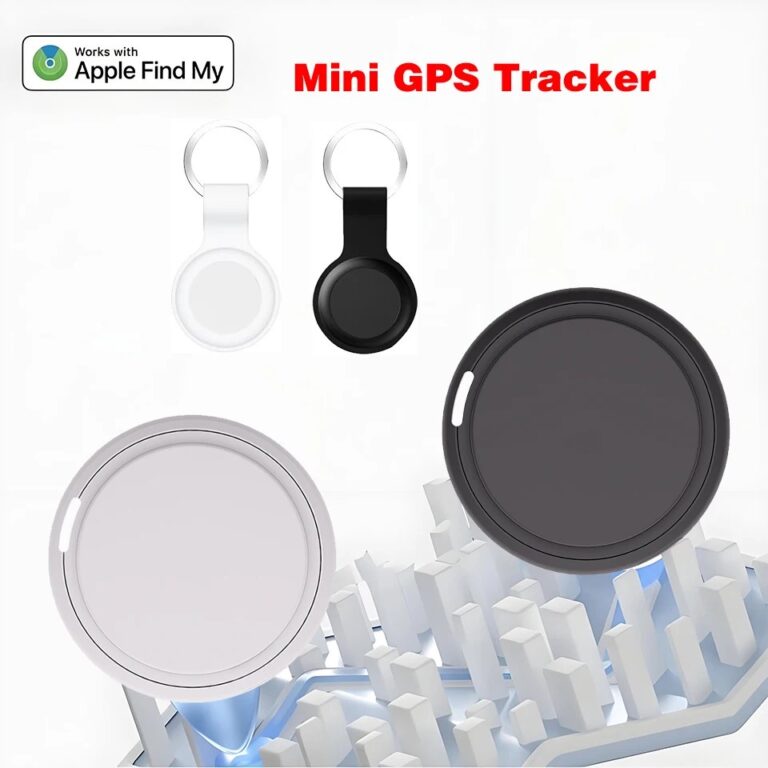 Localizzatore GPS Personale Portatile con Funzione di Ricerca su Find My APP, Identificazione della Posizione e Allarme Antifurto