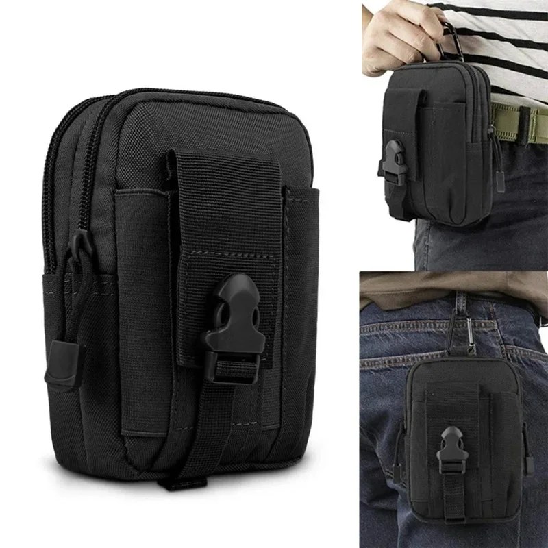 Custodia Molle Marsupio multiuso Fondina tattica Marsupio Portafoglio Custodia per telefono