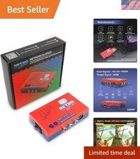 RetroScaler2x Convertitore AV/SV/YPBPR a HDMI - Supporta raddoppiatore di linea, filtro a...