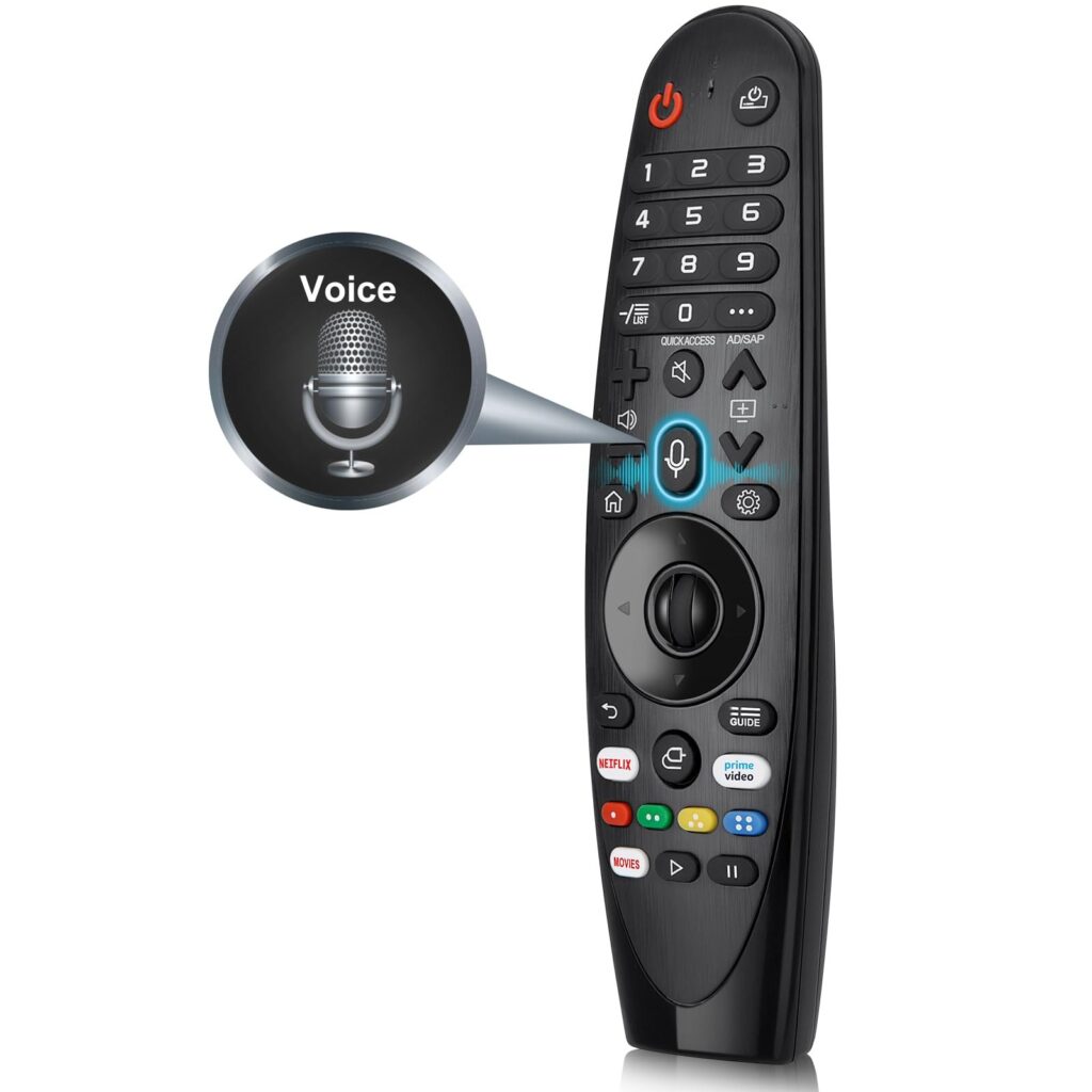 Magic Telecomando-per-LG-Smart-TV, Telecomando-universale-per-LG Smart TV | Telecomando vocale per LG Nanocell UHD OLED LED LCD HD TV,per MR20, MR19, MR18, Ricerca vocale, scorrim…