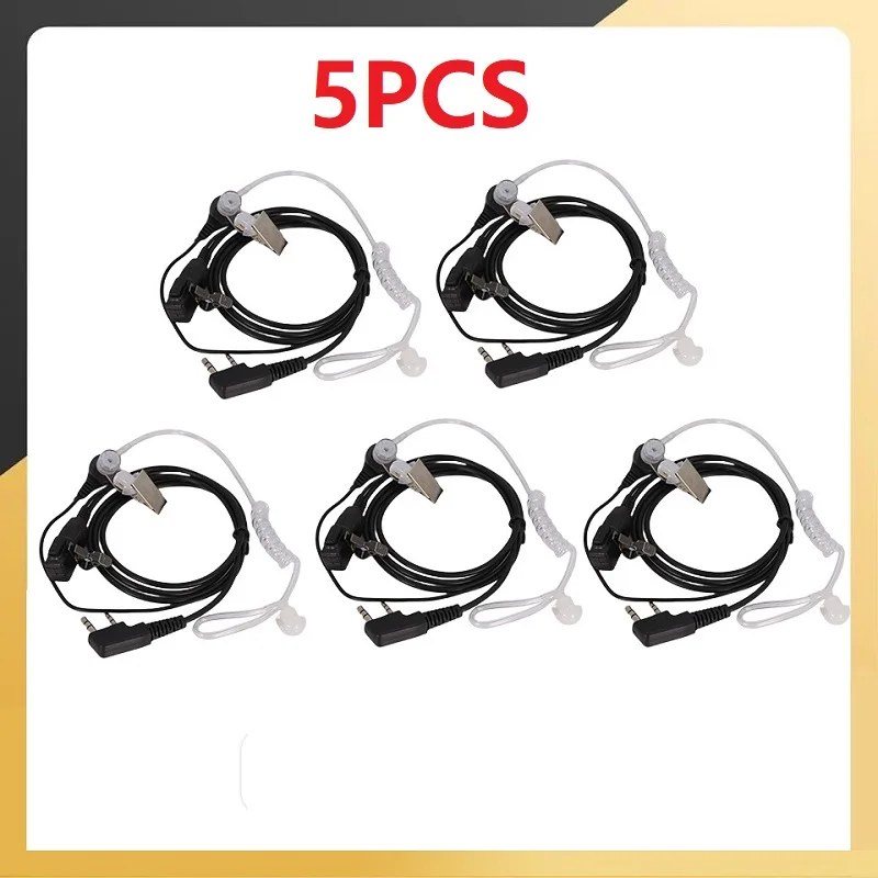 5 PCS Baofeng UV5R Walkie Talkie Kapset Quansheng UV-K5 Auricolare Cuffia Auricolare Per Kenwood UV-5R UV82 UV-17 Radio Switcher