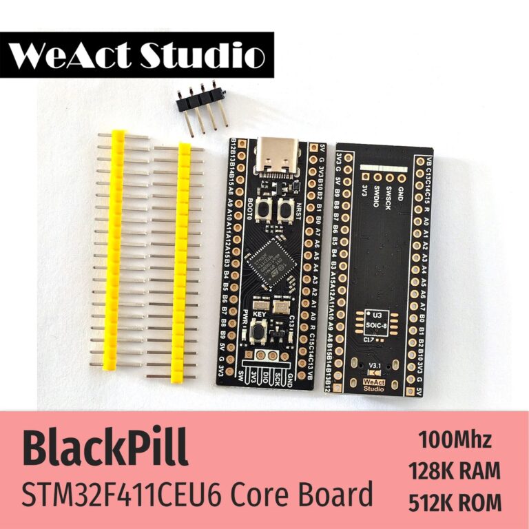 WeAct BlackPill STM32F411CEU6 STM32F4 STM32 Scheda centrale Scheda di apprendimento Sviluppo Micropython