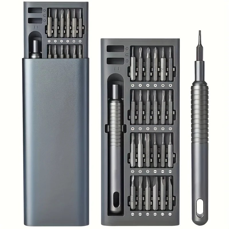 Set di Cacciaviti di Precisione Digitali 24 in 1 con Scatola Portatile e Strumento per Smontaggio Dispositivi Elettronici