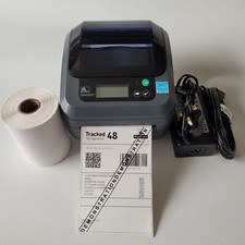 Zebra GX420d stampante termica wireless WIFI con cavi alimentatore etichette 49