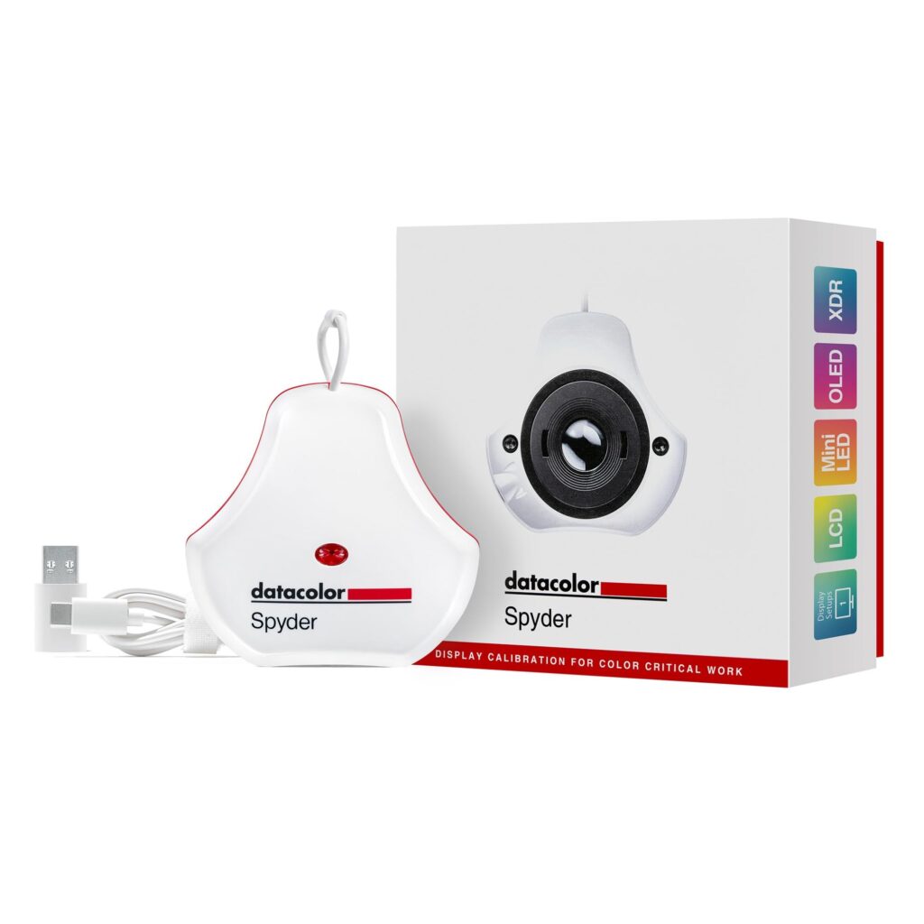 Datacolor Spyder-Calibratore di monitorper grafici, fotografi e creatori di contenuti, mostra colori reali, funziona su monitor OLED e schermi LED, strumento di calibrazione del c…