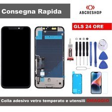 DISPLAY PER APPLE IPHONE 11 TOUCH SCREEN LCD PARI ALL'ORIGINALE FRAME SCHERMO