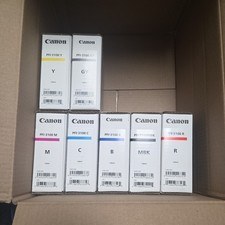 Canon PFI-3100 tutti i colori 160 ml per plotter canon gp 4600s NUOVO. scatola da 7.