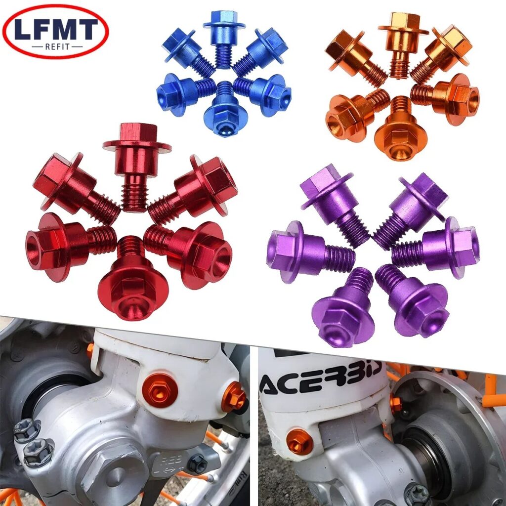 Moto M6 * 12 Viti Forcella Guard Bullone Per KTM SX SXF XC XCF EXC EXCF XCW XCFW Per Yamaha YZ WR Per Husqvarna TC FC TE FE TX FX