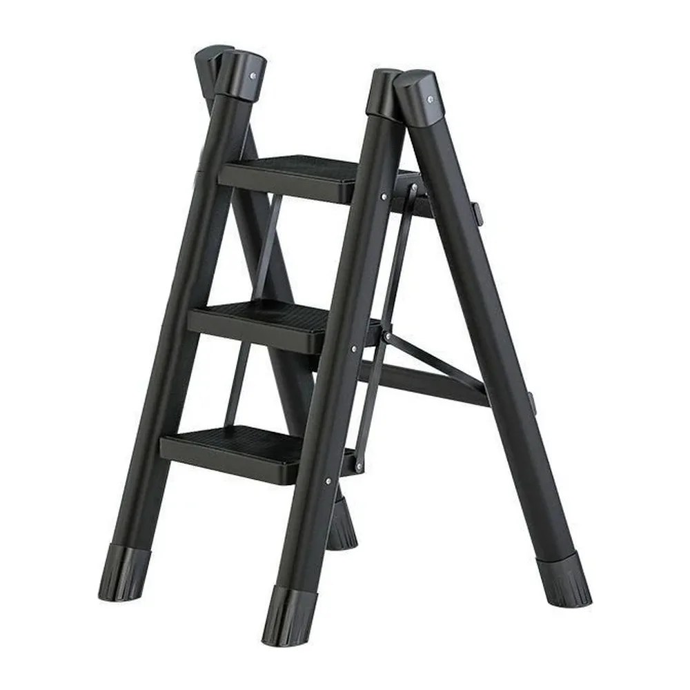Scala Pieghevole Multifunzionale 2/3, Sgabello Portatile, Sedia Alta, Scala Pieghevole per Uso Domestico