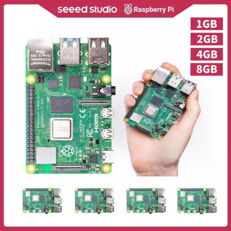 Raspberry Pi 4 8GB 4GB Computer Modello B 1GB/2GB, Quad-Core Cortex-A72, BCM2711, Wireless IEEE 802.11b/g/n/ac 2.4 GHz e 5.0 GHz