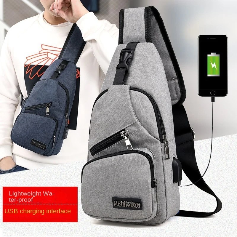 Borsa a tracolla casual alla moda Borsa a tracolla da uomo piccola Zaino diagonale da uomo Borsa per telefono a tracolla Ragazzo Fanny Chest Pack Nuovo