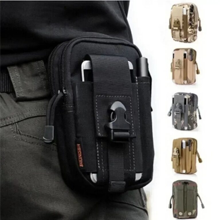 Marsupio da uomo Jungle Camouflage Appeso Marsupi da uomo Sport all'aria aperta Marsupio Borse multifunzionali Riñoneras Para Hombre