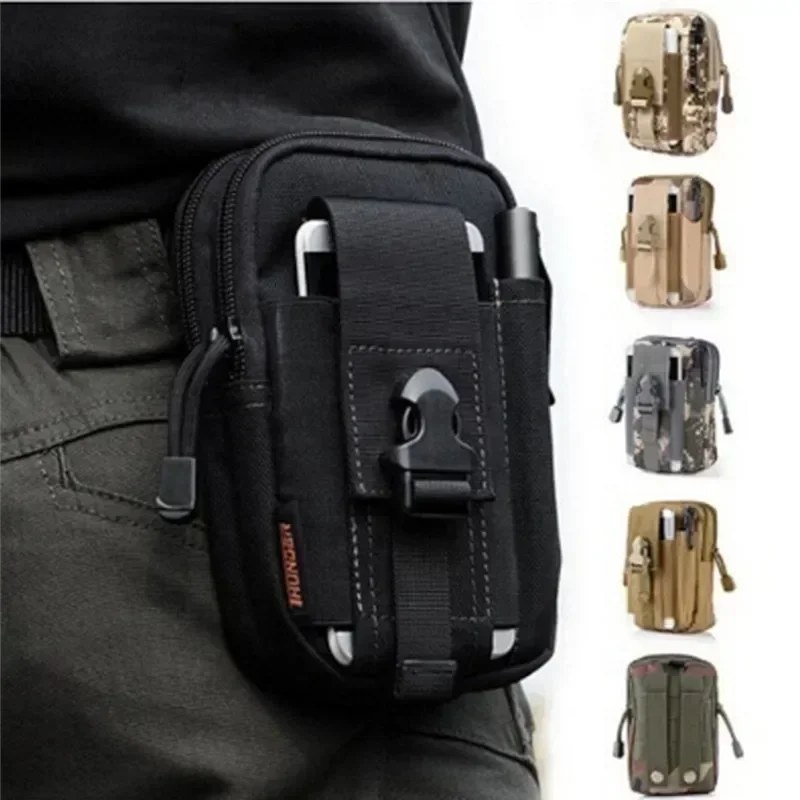 Marsupio da uomo Jungle Camouflage Appeso Marsupi da uomo Sport all'aria aperta Marsupio Borse multifunzionali Riñoneras Para Hombre