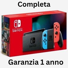 Nintendo Switch Console Blu Rosso Originale Completa Scatola - GARANZIA 12 MESI