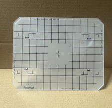 Schermo di messa a fuoco 4x5 vetro di terra 101x127 mm per Toyo Sinar Linhof Horseman Wista