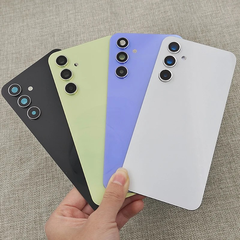 Coperchio Posteriore in Vetro per Samsung Galaxy A54 5G A546 SM-A546U, Cover Batteria, Scocca Posteriore e Lente Fotocamera di Ricambio