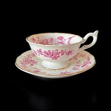 Tazza da tè e piattino Coalport Pink Bird de In Inghilterra