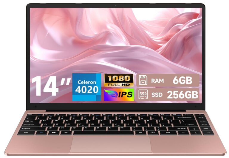bvate PC Portatile Computer Portatile Win11 Notebook 14 Pollici 6GB 256GB | 2.4G+5G Supporta La Scheda SSD La Scheda TF Estesa, Wireless Bluetooth Mouse Wifi, Italiana Tastiera -…