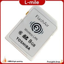 Scheda SD Wi-Fi 8GB Wireless LAN Toshiba FlashAir SDHC Classe 6 usata