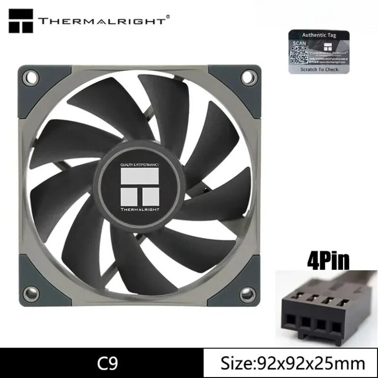 Thermalright TL-C9 Ventola da telaio da 92 mm Ventola ad alte prestazioni con cuscinetto PWM S-FDB V2 a 2000 velocità a 4 pin