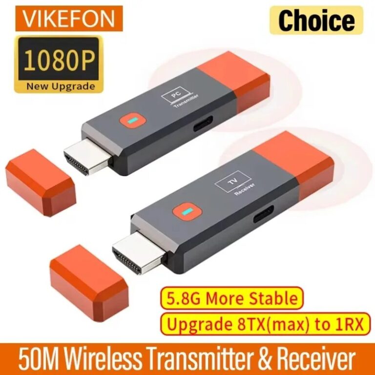 Adattatore video wireless compatibile HDMI Trasmettitore Ricevitore Extender TV Stick Dongle per PC Fotocamera Laptop al monitor del proiettore