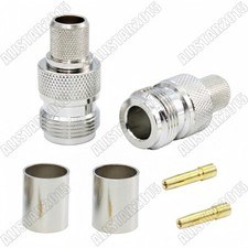 Crimpare connettore jack 10, N femmina per cavo dritto LMR400 RG214 RG213 RG8