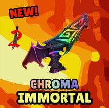 NUOVO Chroma Immortal MM2 / Murder Mystery 2 Godly Set / NUOVO Halloween Chroma Gun